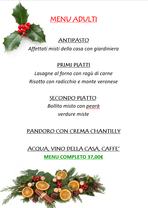 MENU NATALE 2024 - Agrigelateriamanzati